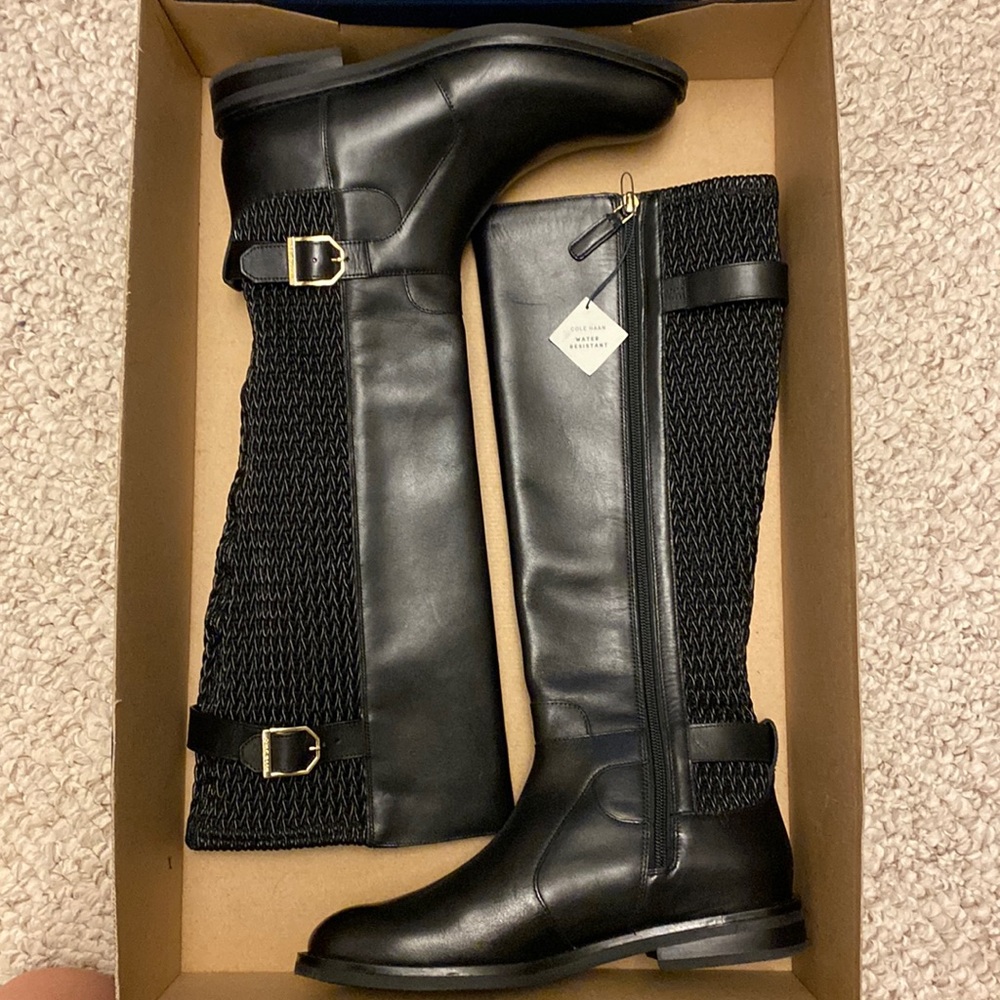 Cole Haan Chesley WR black boots - brand new